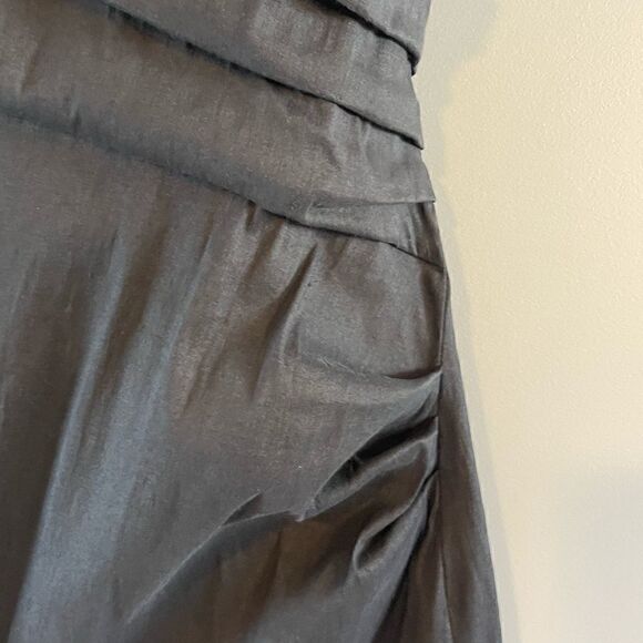 ZARA Linen Blend Strappy Mini Dress || SZ XS || Black - Picture 9 of 15